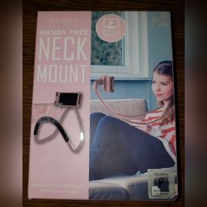 Vibe neck mount for cell phones